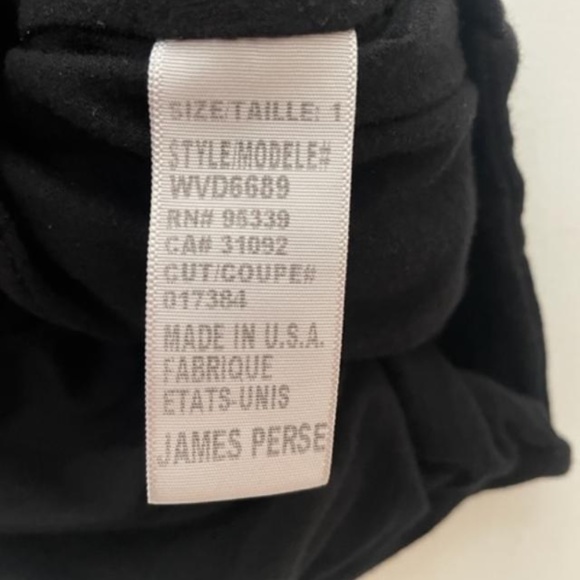 JAMES PERSE Black Wide Strap Ruched Dress - Picture 5 of 10